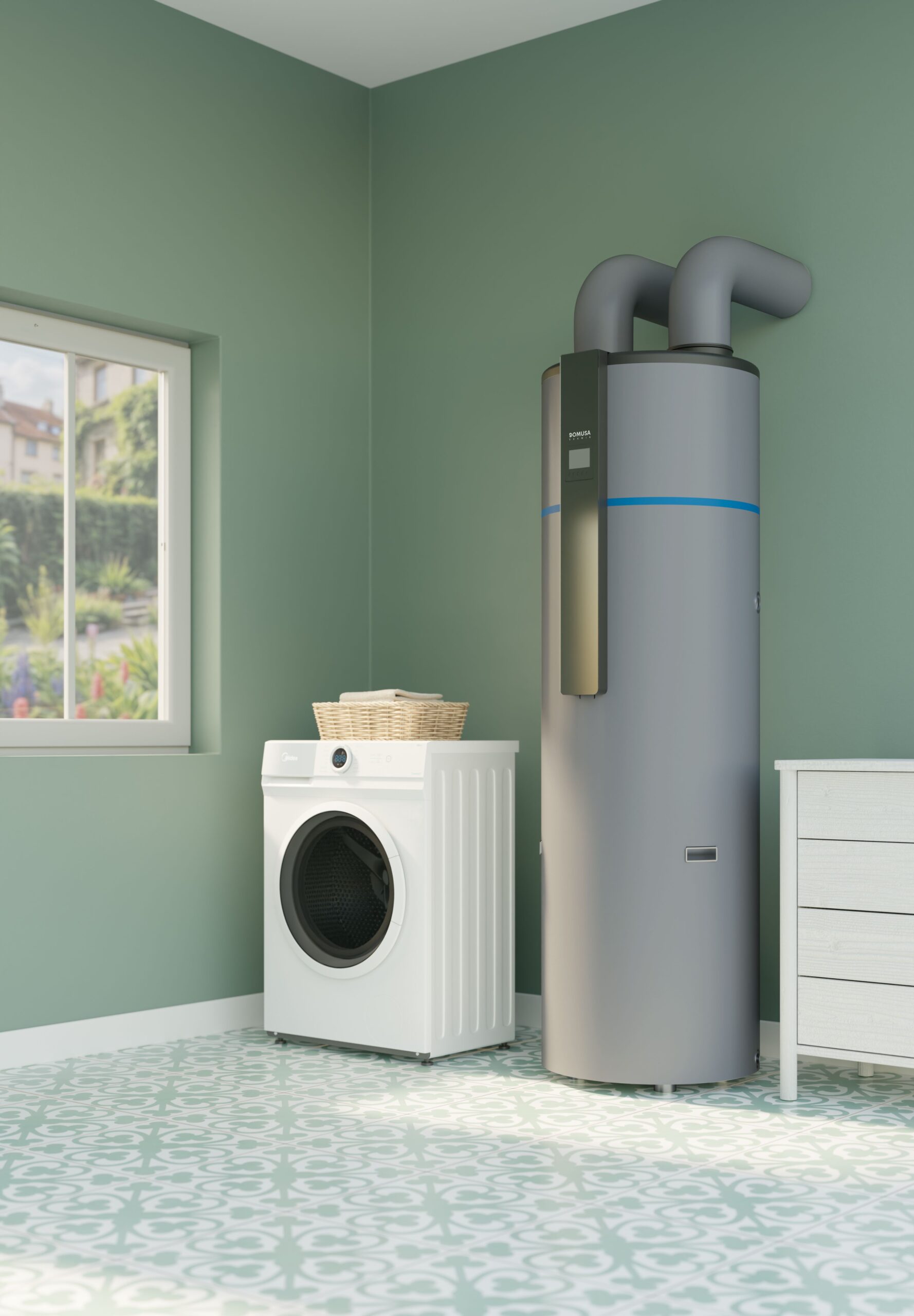 Domusa Hydrea warmtepomp boiler 280 L - Afbeelding 2