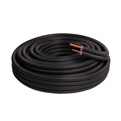 Aircopipe gecombineerde geïsoleerde koelleiding P2330 1/4 x 3/8 Zwart