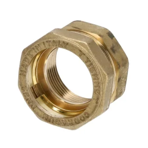 Knelkoppeling 1" BI ribbelbuis DN25