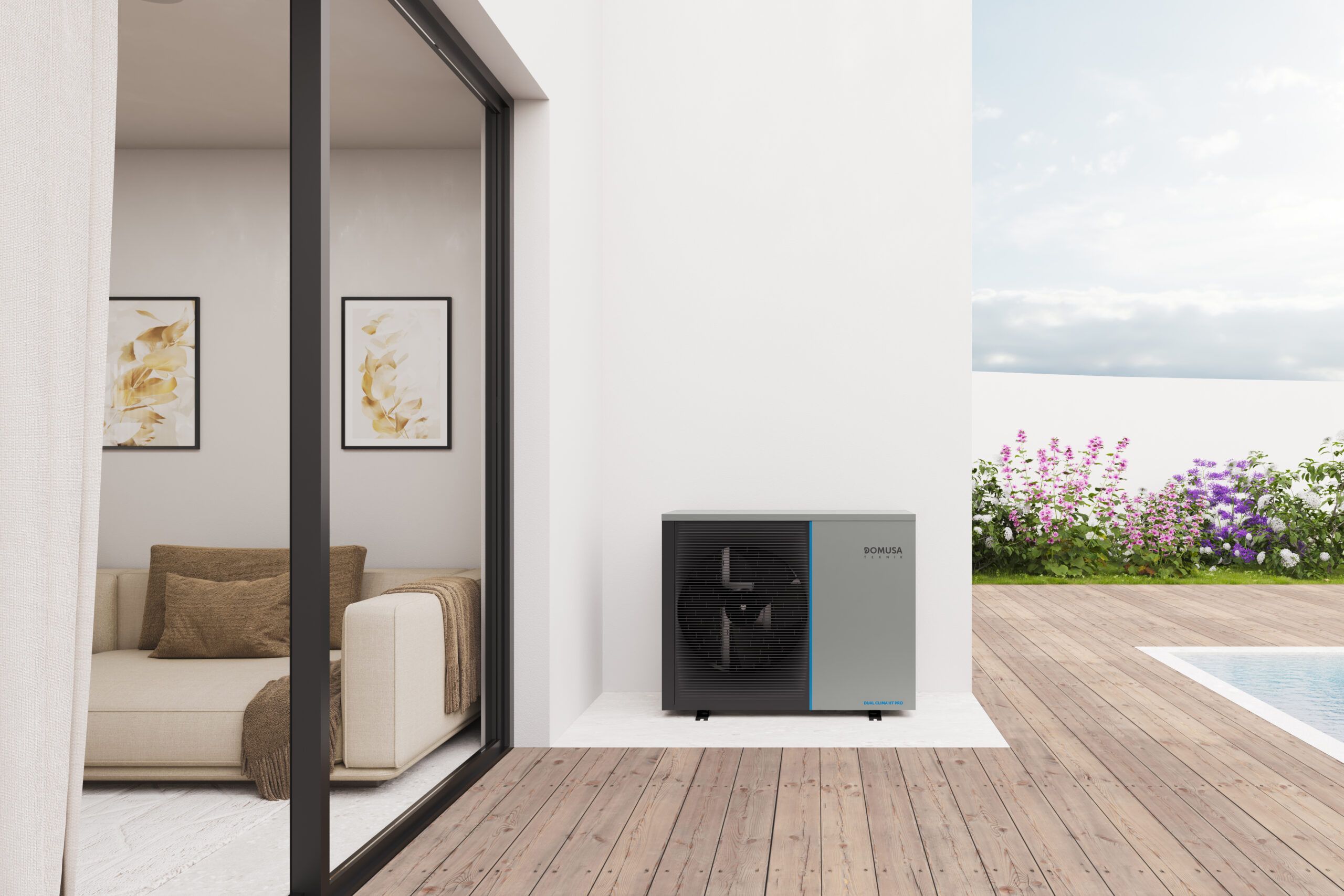 Domusa Dual Clima HT PRO 6 kW warmtepomp – R290 propaan - Afbeelding 8
